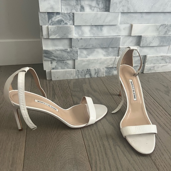 Manolo Blahnik sandals, white - Picture 4 of 4